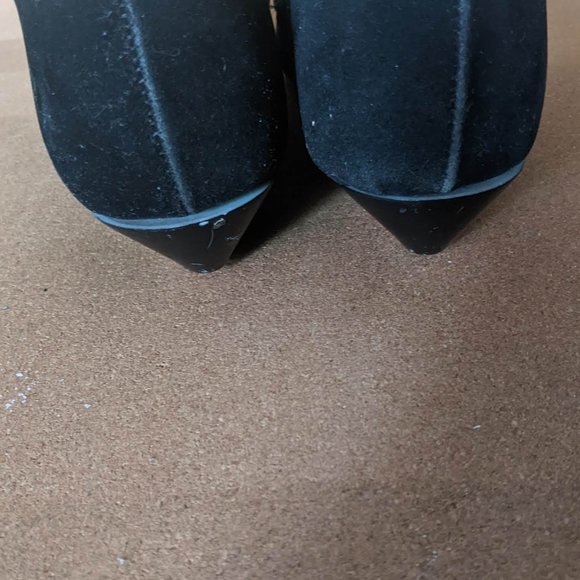 Vintage suede shoes made in England (1989) - Picture 4 of 7